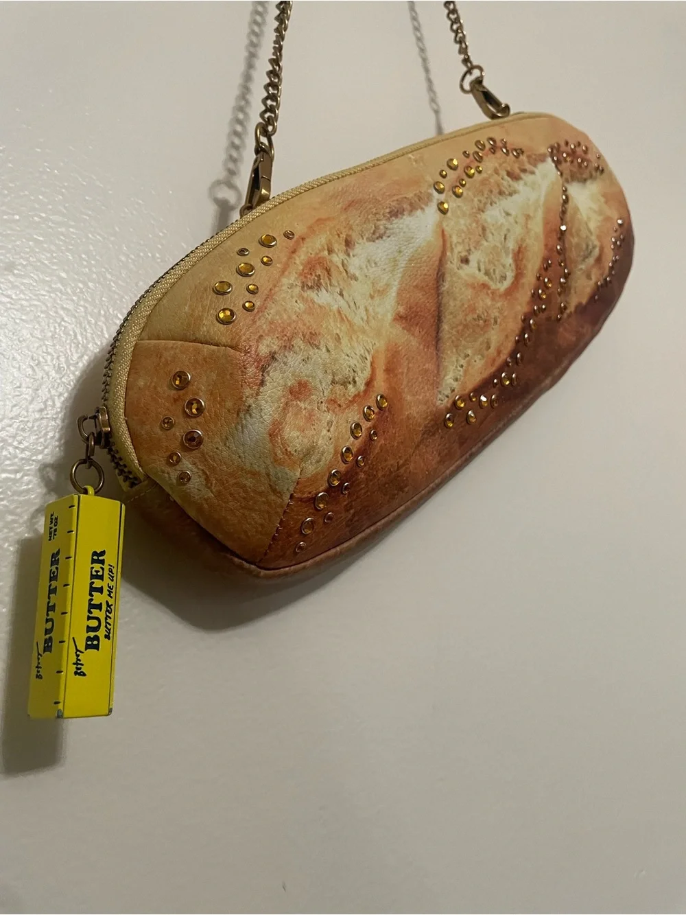 Betsey Johnson J'Taime Carbs Bag-uette Clutch Crossbody